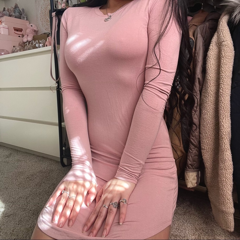 ♡ Pink Bodycon Dress ♡